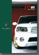 2002年6月発行 TommyKaira tuned Forester fb2.2 カタログ